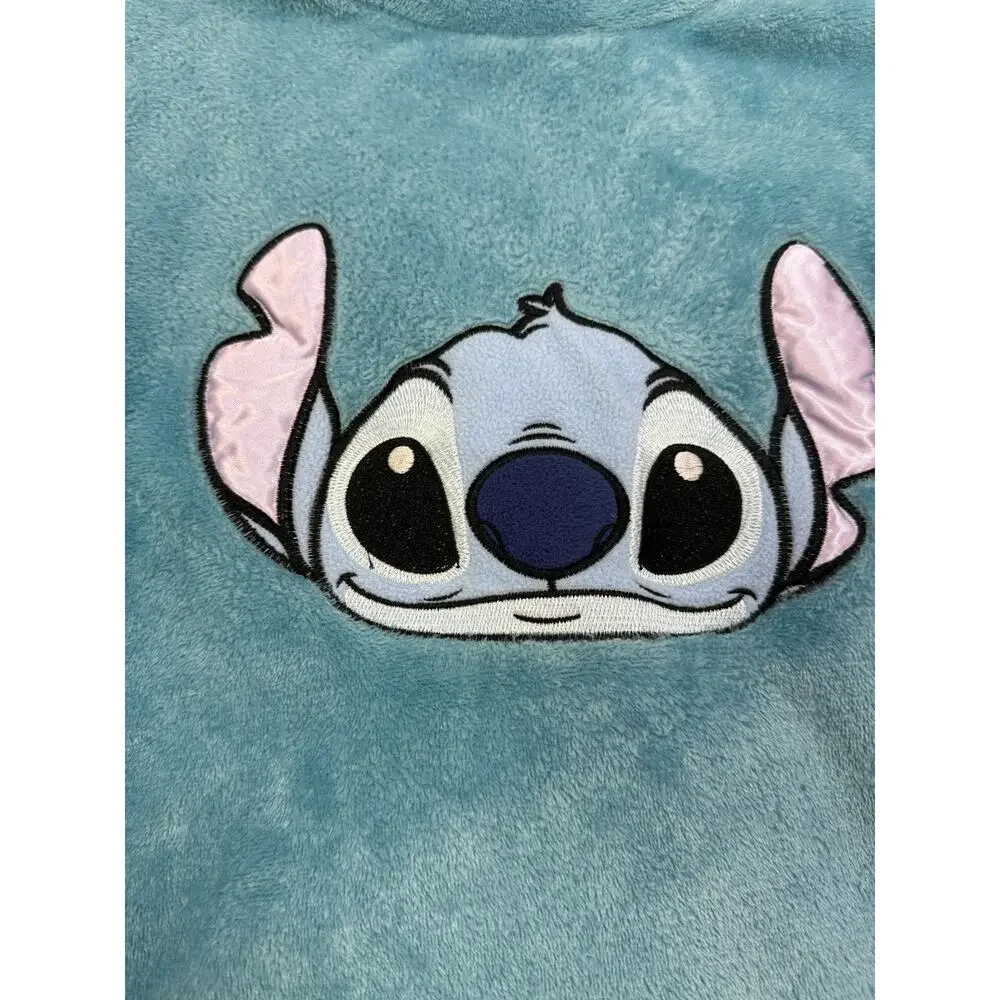 Disney 100 Stitch Fleece Pajama Set Blue Plush Pullover & Pants 2X - Picture 3 of 8